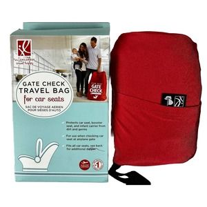 Red Gate Check Travel Bag for Car Seats